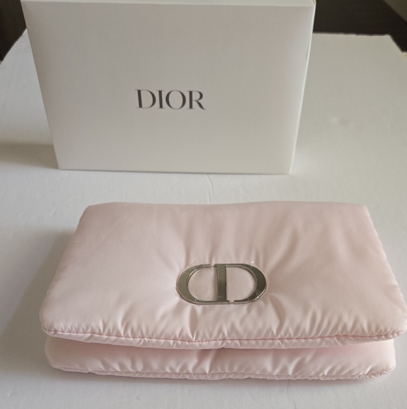 Dior Light Pink Clutch with Silver Accent - Picture 1 of 6